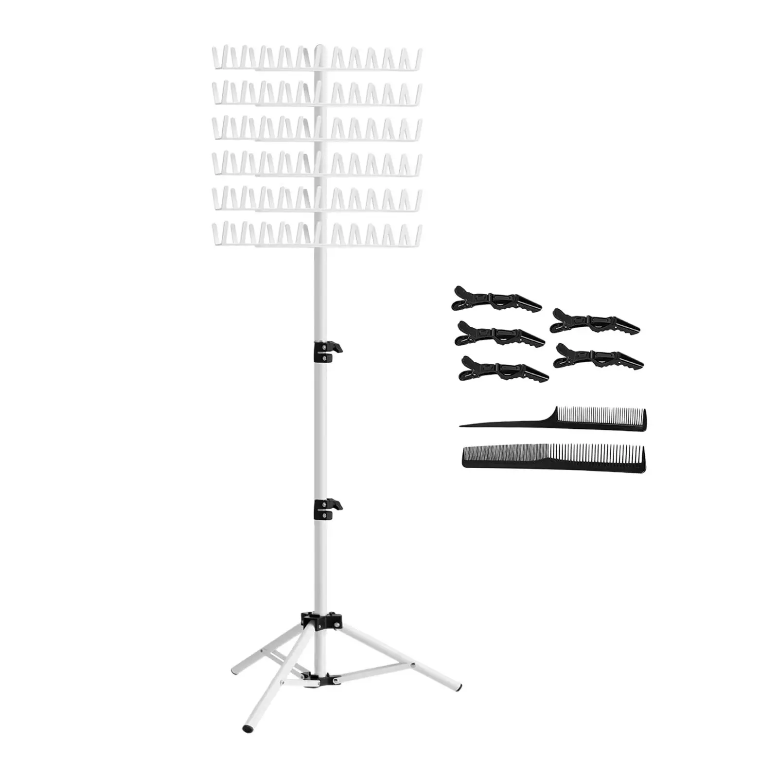 رف تجديل الشعر، رفوف شعر على الوجهين لضفائر الشعر،...