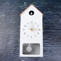 Nordic Retro Cuckoo Wall Clock Cuckoo Time Alarm 6