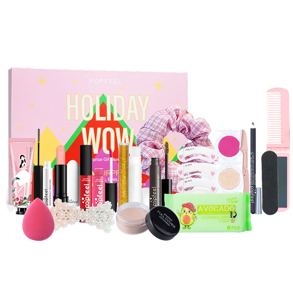 20 pezzi di cosmetici natalizi Make Up Set 20 giorni calendario