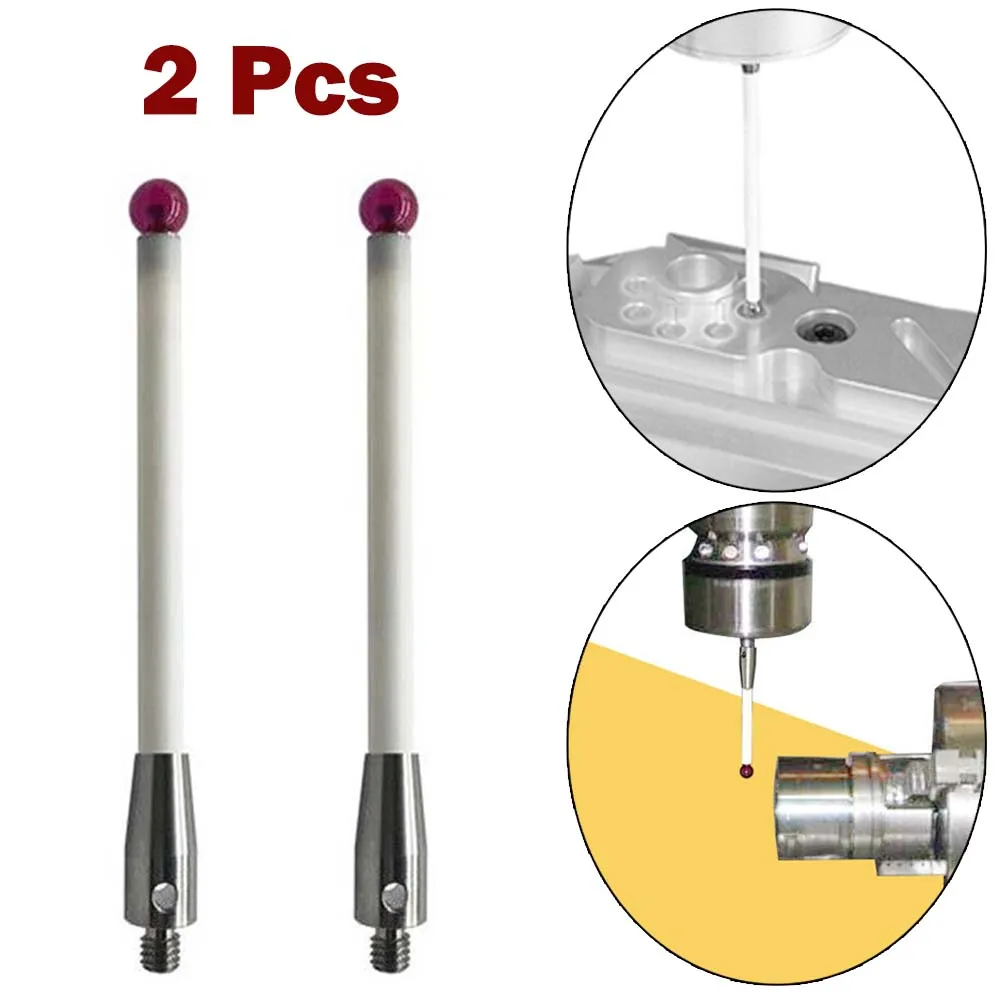 

2 шт. CMM зонд Stylus 6 мм Шариковые наконечники CMM контакты зонды керамические валы зонд тестирование аксессуары для Renishaw A-5000-3712