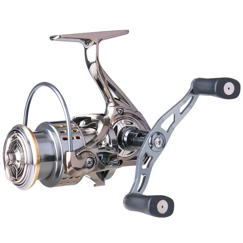 

Spinning Fishing Reel 2500-3000M Double Rocker Arm Micro Object Fishing Line Wheel 5.5:1 Speed Ratio Carp Reel Fishing Tools