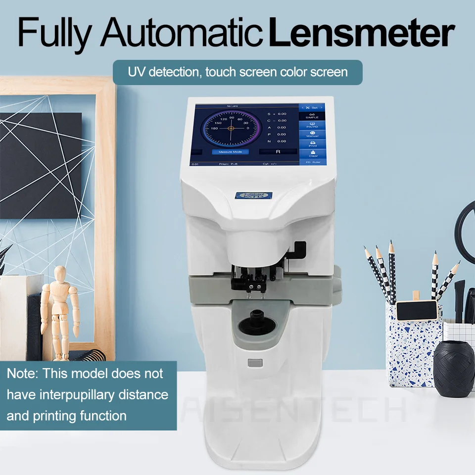 Computer focimeter optician shop processing equipment instrument film checker