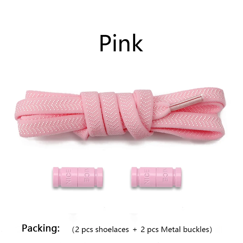 Vibrant No-Tie Elastic Shoelaces for Effortless Footwear