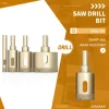 High-quality Durable Tile Marble Brazing Hole Opener Ceramic Glass Jade Vitrified Tile All-porcelain Granite 6MM Dry Drill Bits