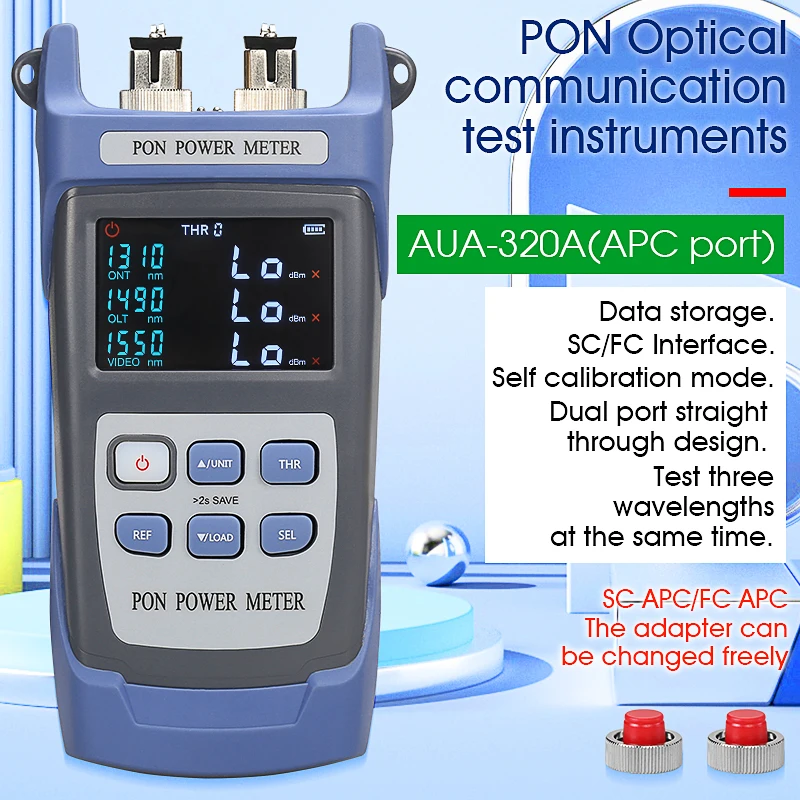 PAYEN AUA-320A/U Handheld PON Optical Power Meter PON Network Detection Online Test PON Optical Power