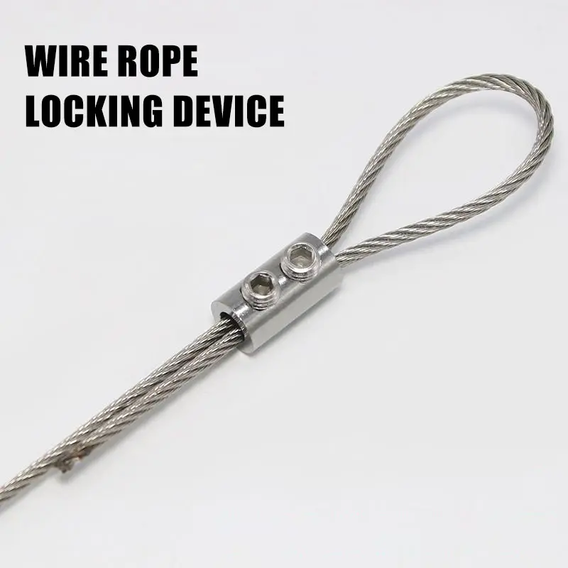 5pcs-1-3mm-Steel-Wire-Rope-Snap-Adjustable-Telescopic-Double-hole ...