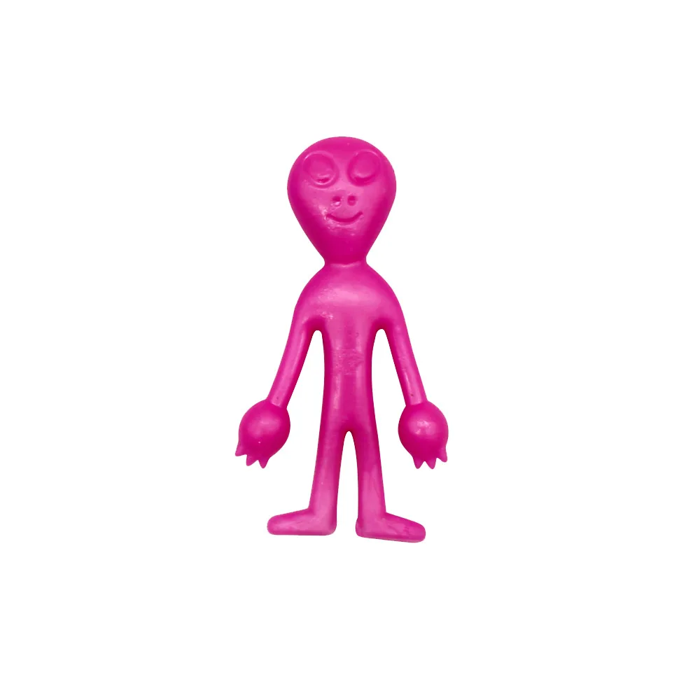 Novelty Funny Simulated Alien Super Soft Elastic Stretch Toys Children's Stress Relief Toys Halloween Prank Scary 5Pcs
