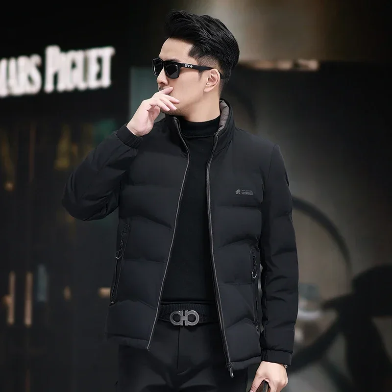 thumbnail image 1 of Chaqueta de plumón ligera para hombre, ropa de diseñador, chaqueta acolchada de lujo para hombre, abrigo de invierno cálido e informal, 1 of 5