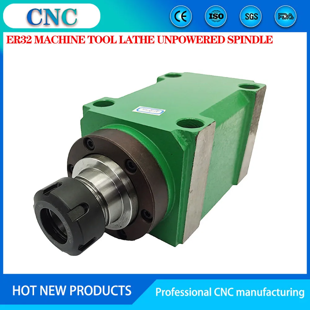 

ER32 powerless CNC lathe engraving machine spindle milling processing machine tool lathe spindle drilling and tapping drill