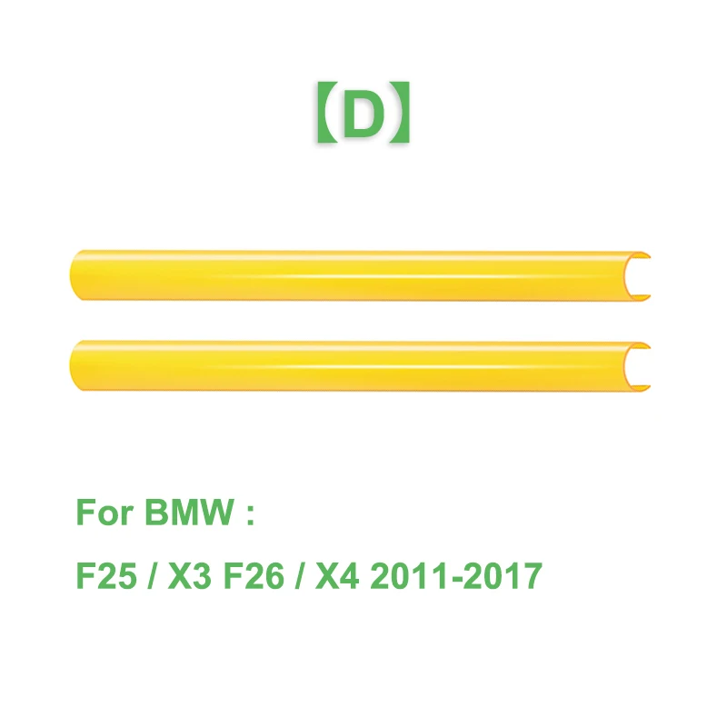 Dual Set Front Grille Trim Strips Cover Frame Stickers