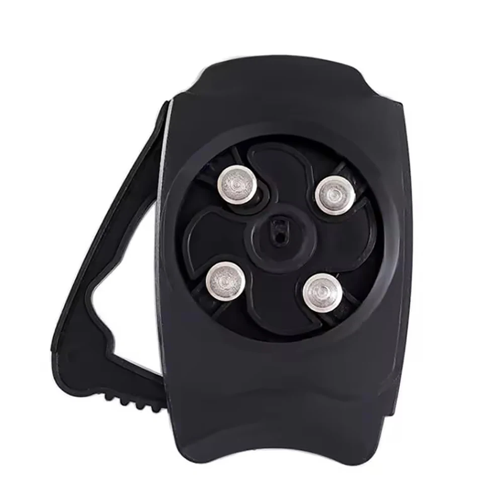 1개 블랙 다기능 휴대용 캔 오프너 – 수동 안전 절단 캔 뚜껑 제거기, 주방 및 레스토랑에 적합