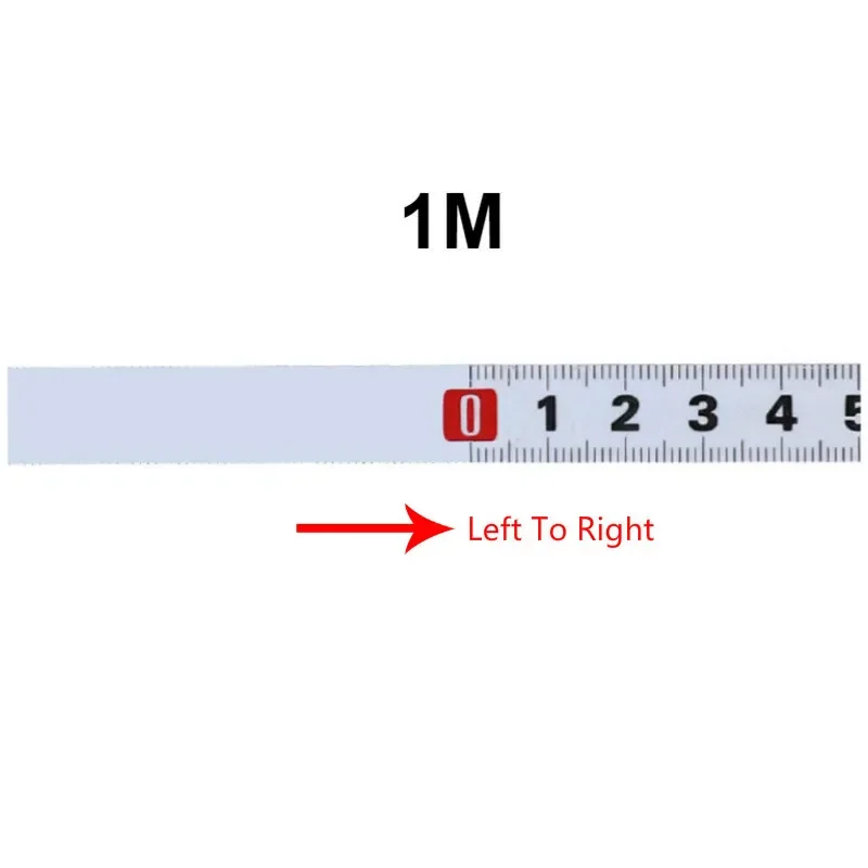 Stainless Steel Self-Adhesive Metric Tape Measure – Rust-Proof and Wear-Resistant Ruler (1-5m)