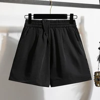 Plus Size Summer Shorts For Women 2025 Korean Style High Elastic Waist Mini Shorts Women Wide Leg Loose Shorts Female - Image 4