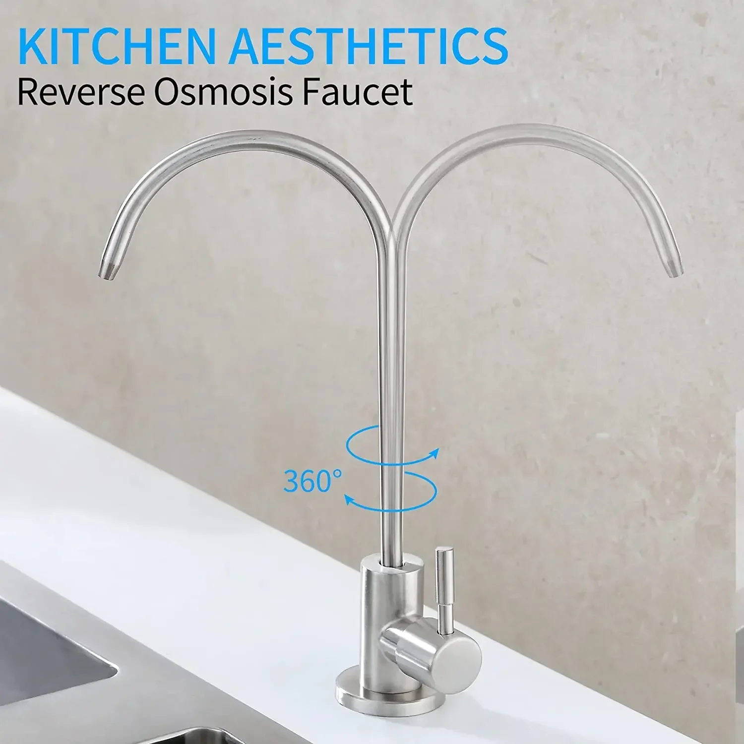 Sfc96487c6db644c392cbe52ee73645b7V küchexyz.de Best Price | Fast Delivery |Quality Product Water Purifier Faucet, Lead-Free Filtered Faucet Fits Reverse Osmosis Units or Water Filtration System Kitchen RO Faucet