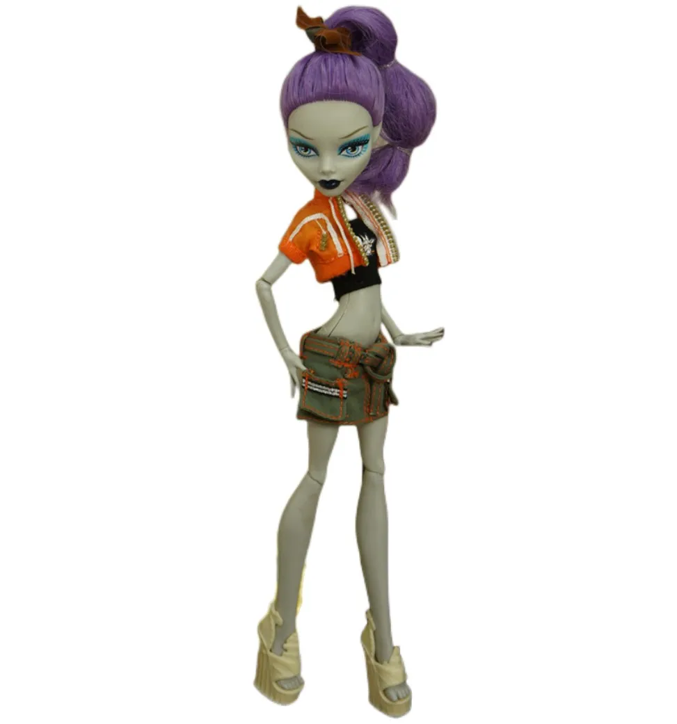 Monstering High Doll New Clothes Set Doll Personality Clothing Set Handmade Outfit Pants Skirt Blouse Decors Toy