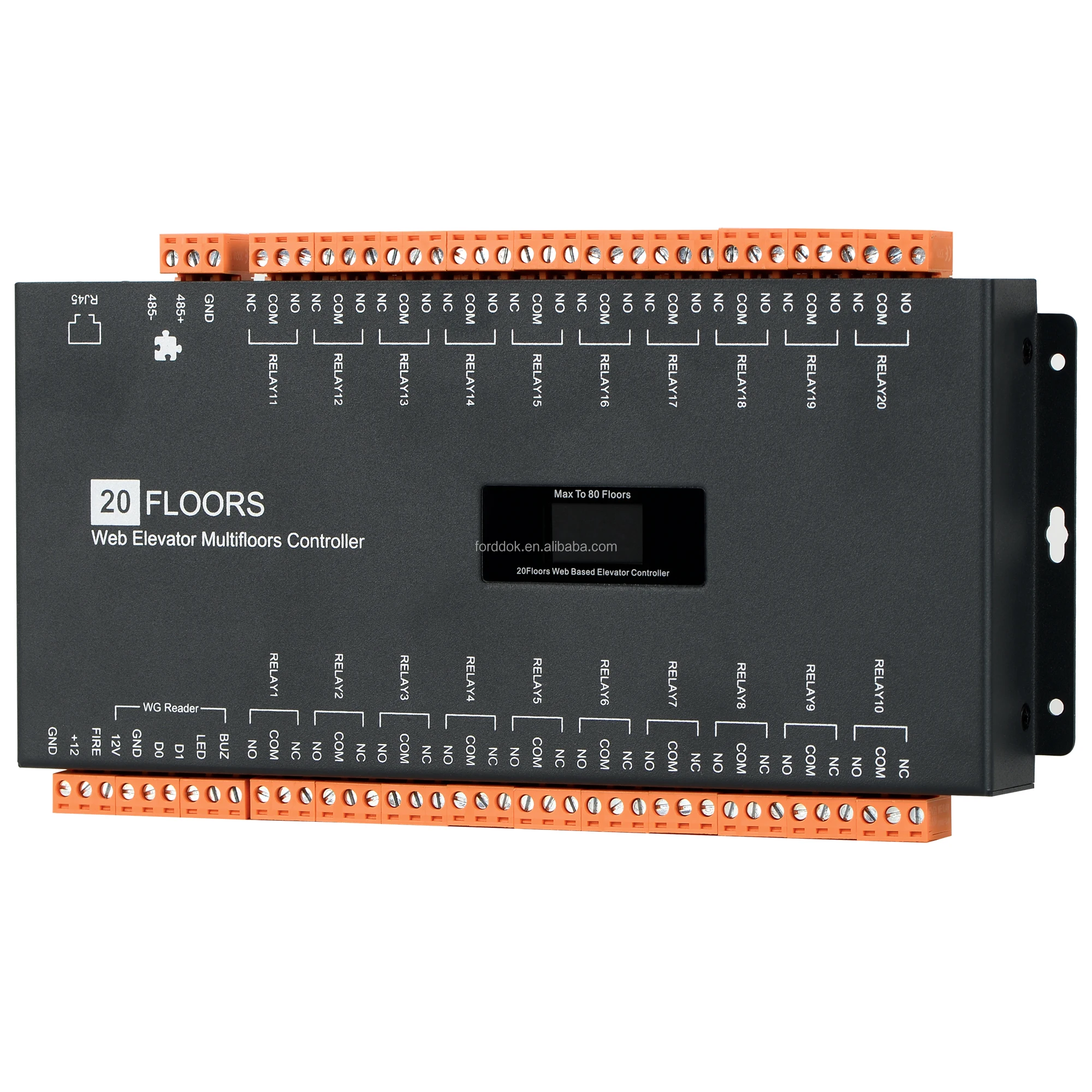 20-80층 TCP/IP 소프트웨어 엘리베이터 출입 통제 리프트 액세스 컨트롤러 보드