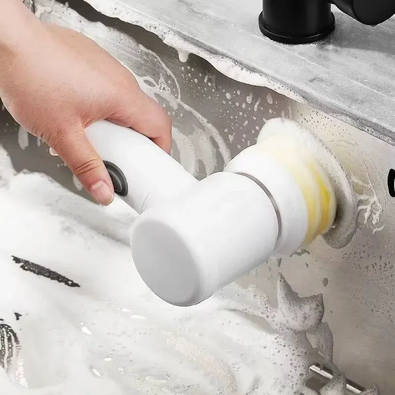 Multi-functional Electric Cleaning Brush Wireless Handheld Power Scrubber For Kitchen Bathroom Dishes Pots Pans cleaning brush
