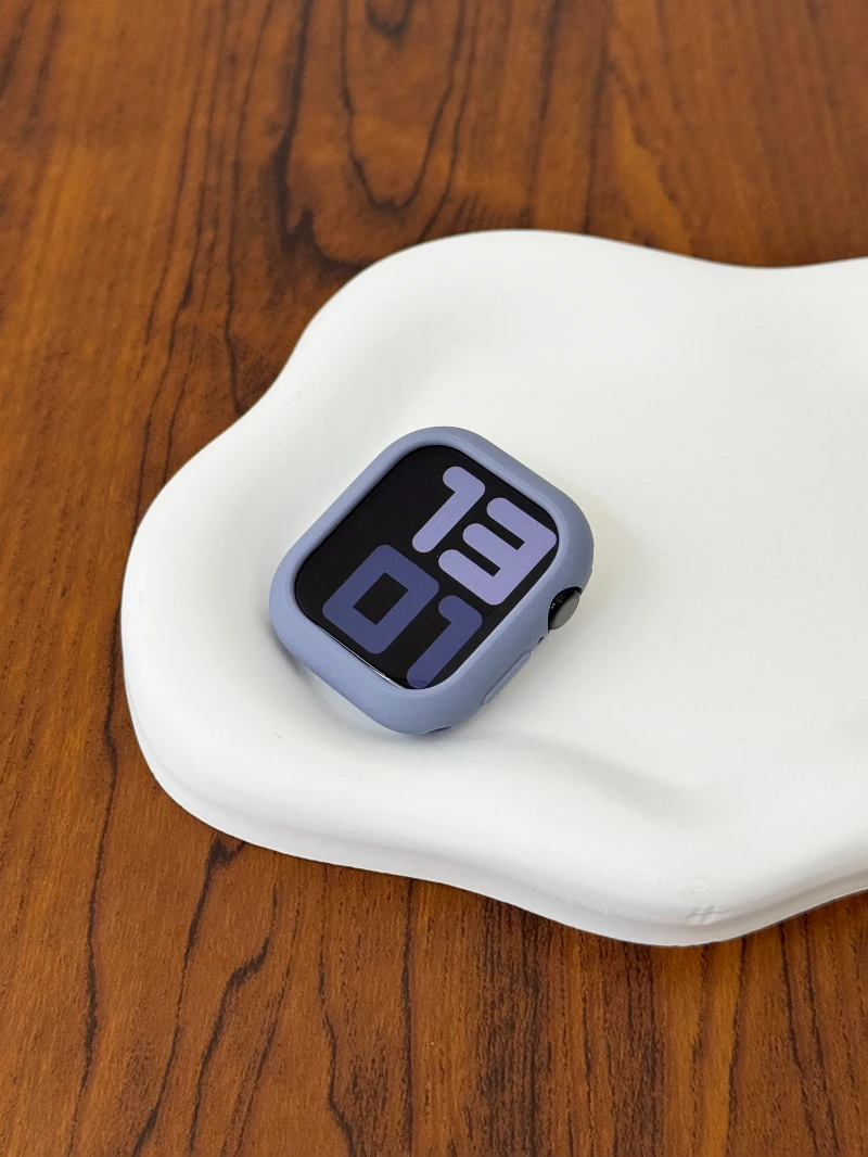 Premium Silicone Protective Bumper Case for Apple Watch Accessories