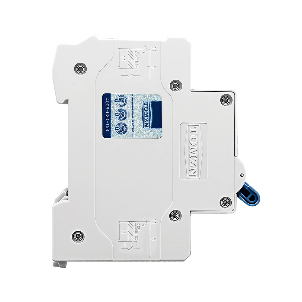 TOMZN 2P DC MCB 1000V 태양광 미니 회로 차단기 3A 6A 10A 16A 20A 25A 32A 40A 50A 63A DC MCB (PV 시스템용)
