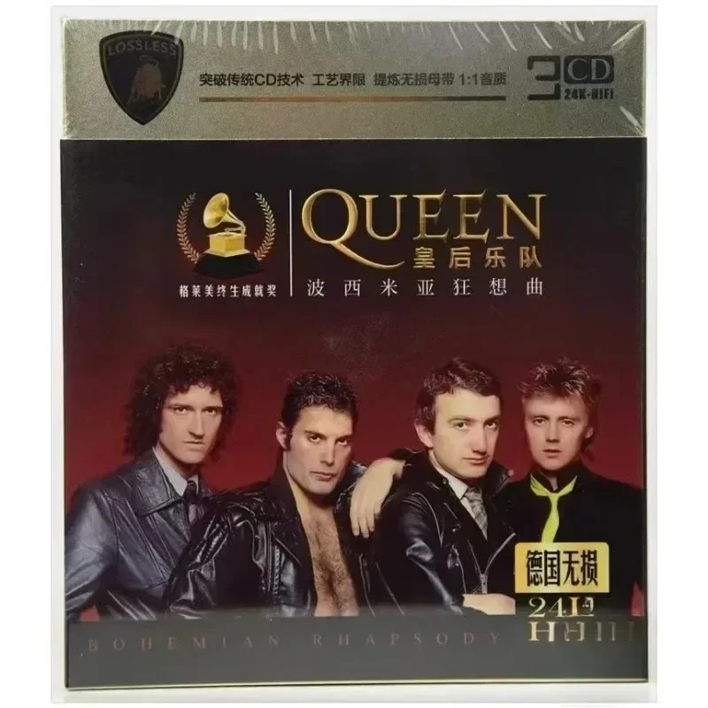 Famous British Rock Band 3 CDs Classic Pop Rock Songs Car Lossless Vinyl CD Classic Nostalgic Music