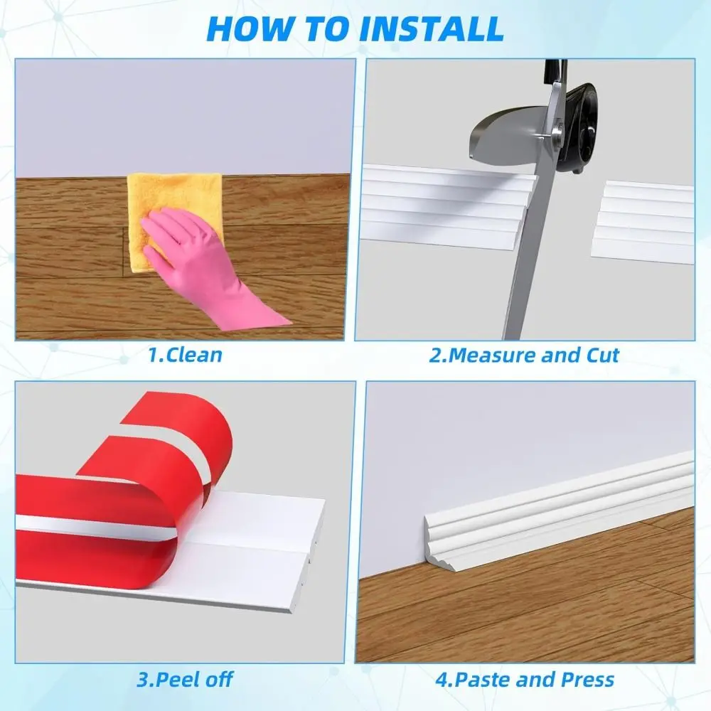 Flexible TPE Corner Protector Strip for Walls