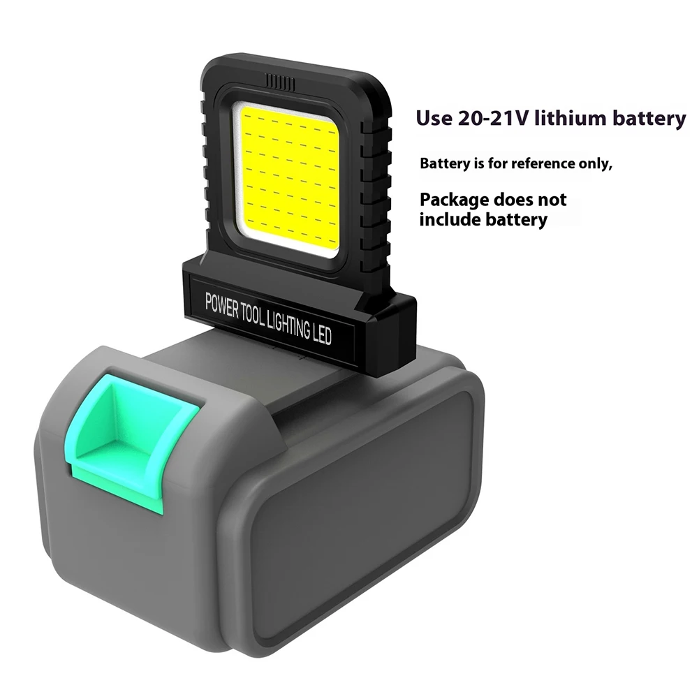 14W Mini Pocket Work Light Long-Lasting Strong Light Super Bright Spotlight for Garage Car Repair Camping Fishing