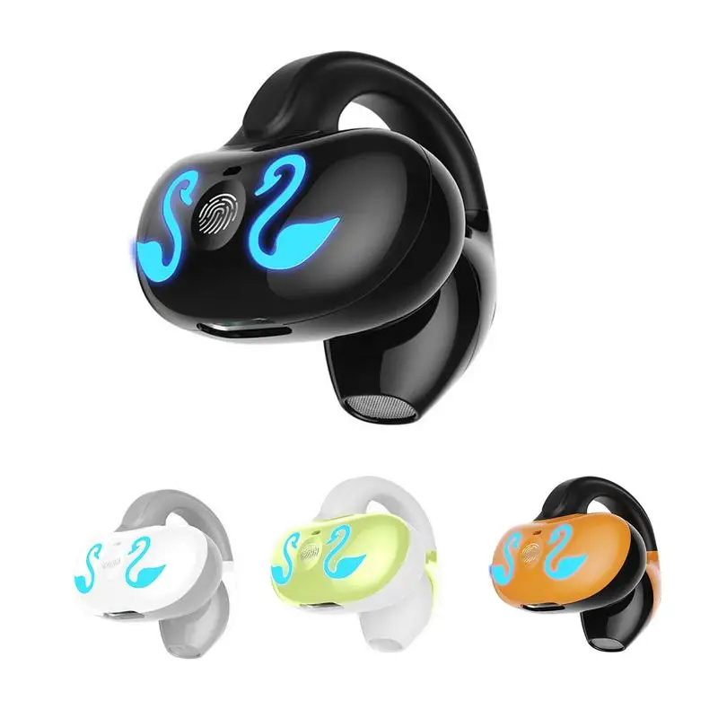 Clip Wireless Sulle Cuffie 5.3 Auricolari A Conduzione D'Aria Cuffie A Conduzione Ossea Wireless Con Orecchio Aperto 10 Ore Di Riproduzione Musicale