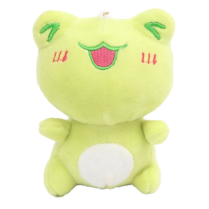 Cartoon Frog Plush Toys Pendant Keychain Kid's Gift Dolls Toys Stuffed  Animal Plush Kawaii Keyring Plush Toys Пушистые Игрушки - AliExpress