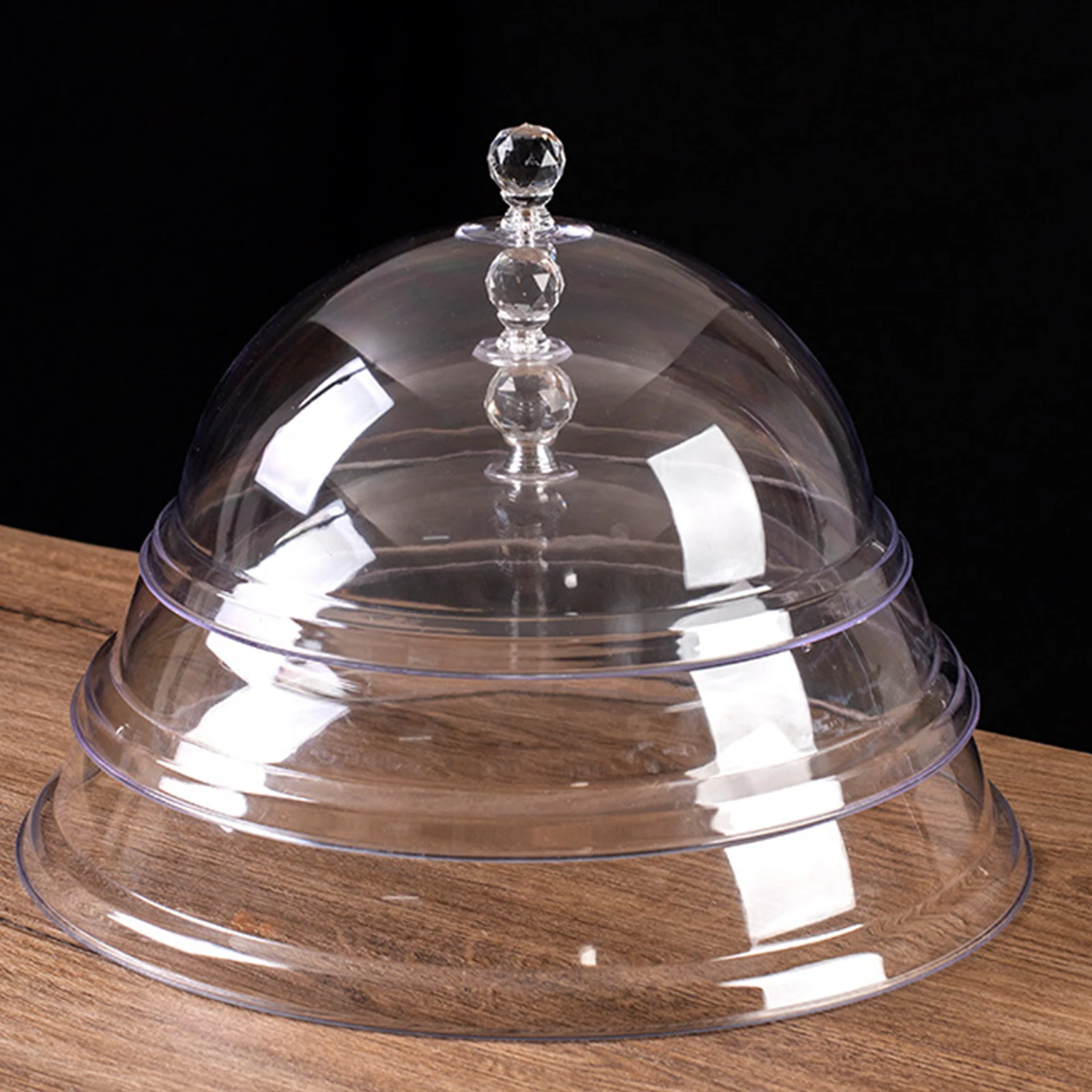 Cake Plate with Cover Thickened Multifunctional Durable for Parties Cake Tray Snack Fruit Dessert Plate Party