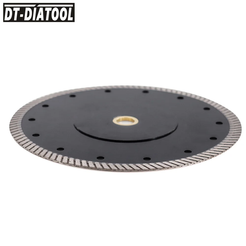 DT-DIATOOL 1 Stück Schneidscheibe, diamantbeschichtet, heißgepresst, superdünne Turbo-Sägeblätter, Schneidscheibe für Keramikfliesen, Marmor, Granit, Schneidplatte – Detail 3