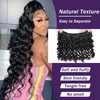 30 Inch Loose Deep Wave 100% Human Hair Bundles Brazilian Virgin Raw Water Curly  Hair Bundles Deep Wave Extensions Double Weft 5