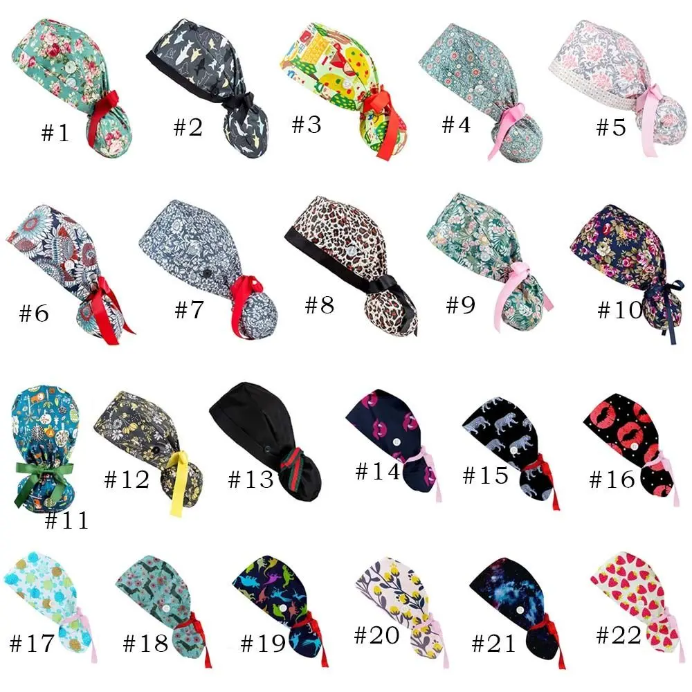 Anti-hair Loss Working Cap Hair Cover Caps Resuable Adjustable Surgicals Hat Sanitary Universal Tie Back Hats Laboratory 6