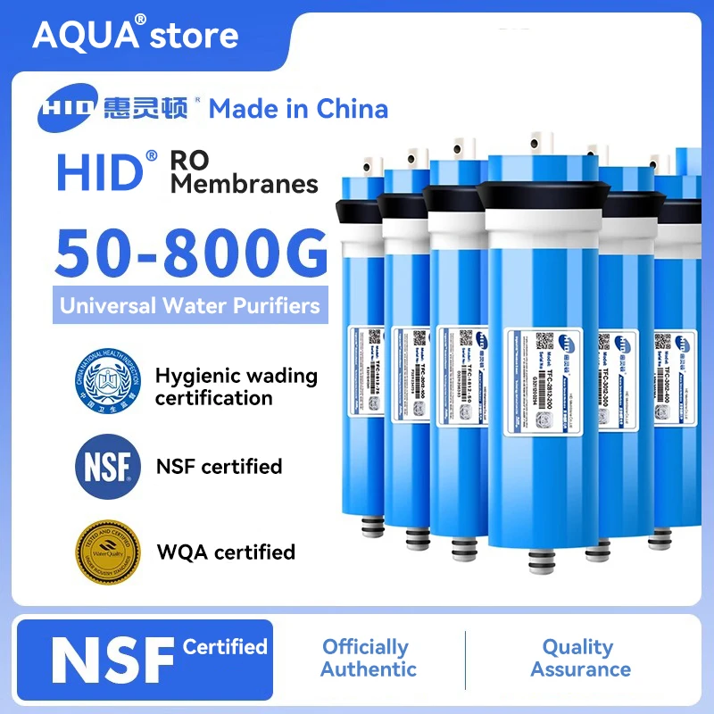 Water Filter HlD RO Membrane Filter Element Pure Water Machine Reverse Osmosis Water Purifier 75G 400G 600G Neutral Reverse Osmosis Membrane