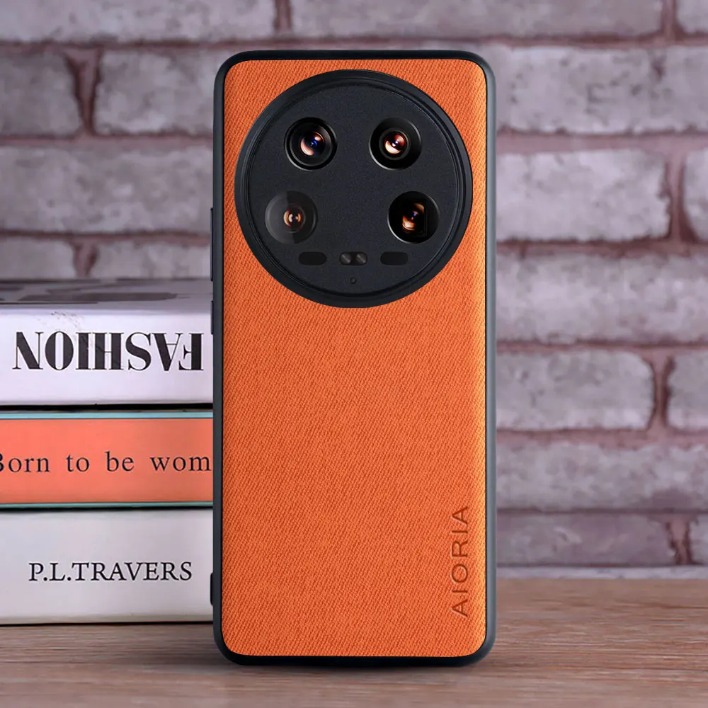 Luxury Textile Leather Phone Case - Premium Cover
