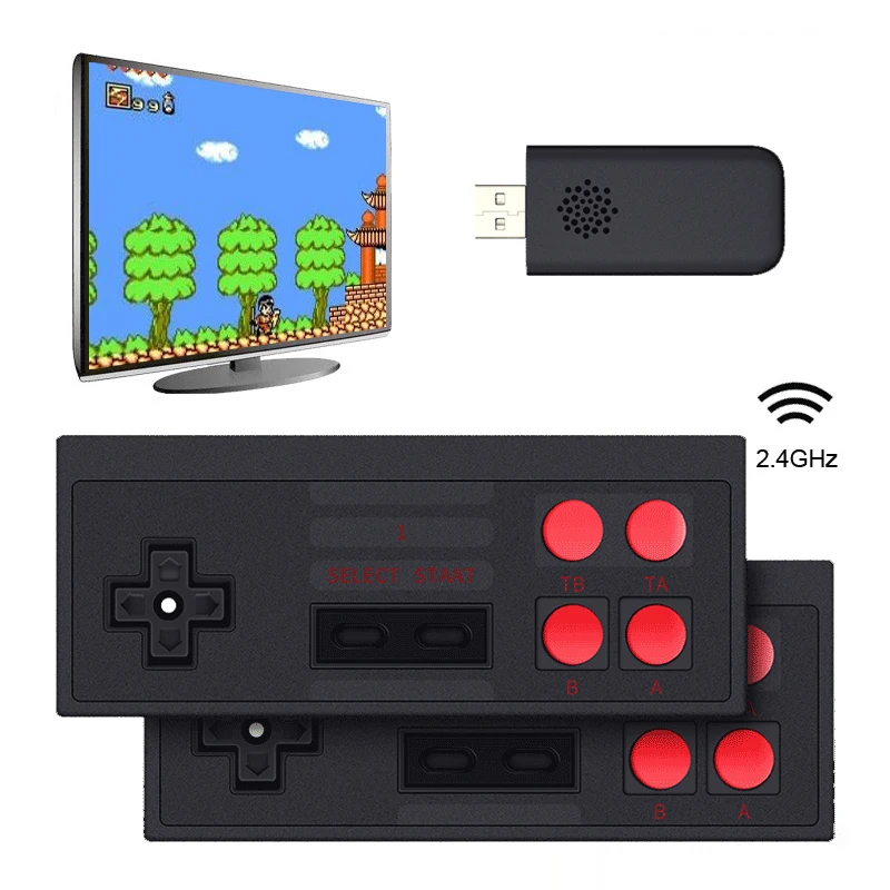 Console Per Videogiochi Mini Tv Uscita Av Per Console Di Gioco A 8 Bit Per Ingresso Portatile Tv 620 Mini 620 Console Per Bastoncini Di Gioco Retrò