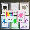 Montessori Baby Learning Card Color Cognition Cartoon English Flash Cards for Children Kids Funny Memory Exercise Game 2
