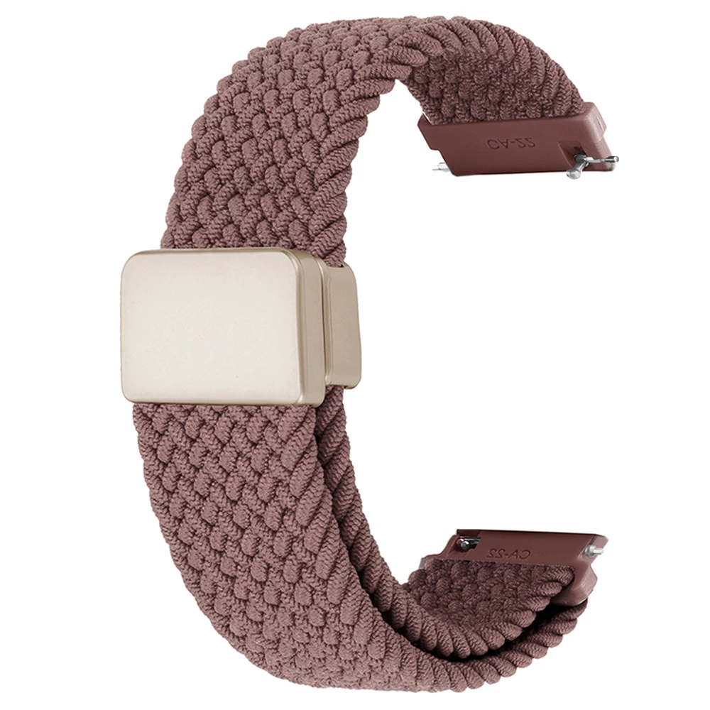 Braided Nylon Parachute Buckle Strap, 22mm - Durable Watch Band in Ocean Blue