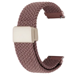 Braided Nylon Parachute Buckle Strap, 22mm - Durable Watch Band in Ocean Blue - 1PCS 22mm (Purple)