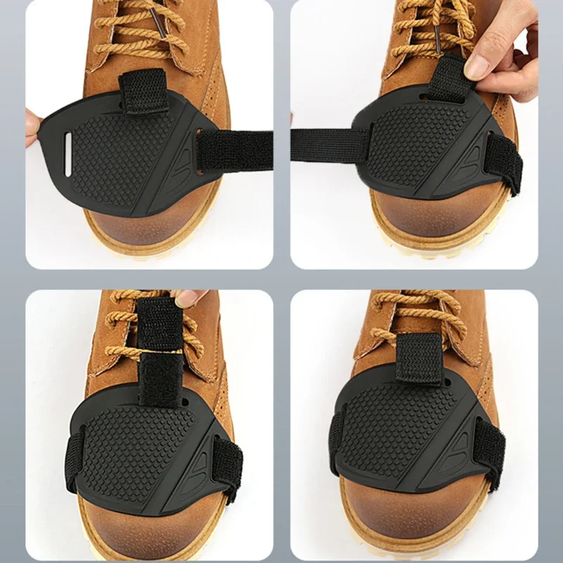 Rubber Motorcycle Shoes Protection Gear Shift Pad Anti-skid Gear Shifter Lightweight Boot Cover Shifter Guards Protector Useful motorcycle shift pad motorcycle shoe cover motorcycle protective gear motorcycle shoe protector motorcycle shift pedal cover motorcycle lever protector