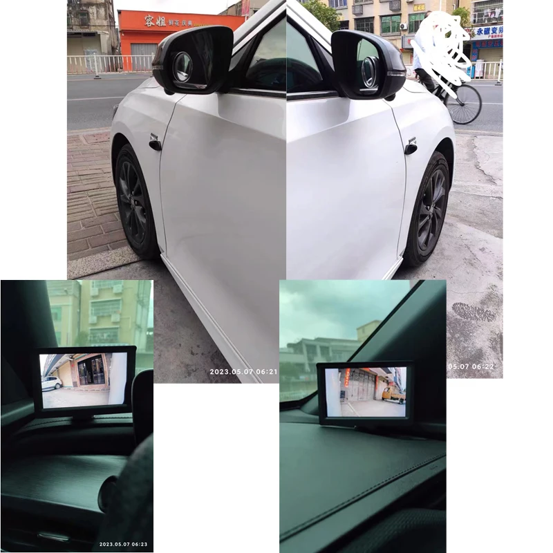 새로운 CMS 차량용 전자 백미러, 좌우 사각지대 카메라, 주차 보조, 고화질 야간 투시경, 1080p