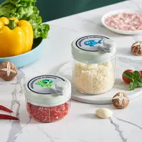 Hachoir manuel pour légumes, Fruits, oignons, poivre, mélangeur, broyeur d'ail, Gadgets de cuisine, 1 pièce 2