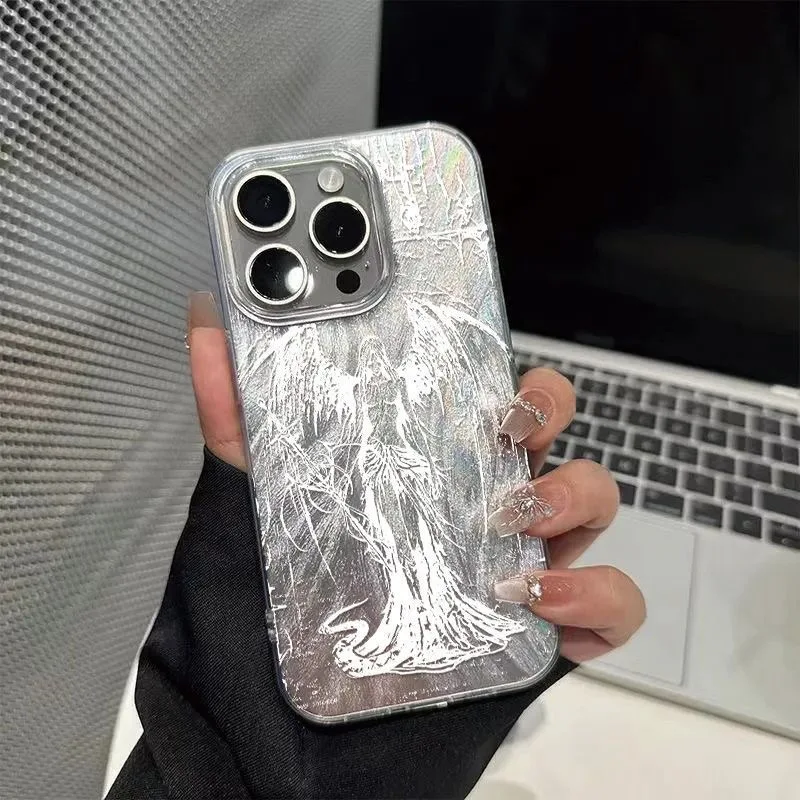 Gothic Style Sculpture Phone Case - Artistic Protective Cover