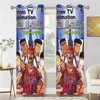 Slam Dunk Shading Curtains  for Living Room Decoration Window Curtain 2 PC  1