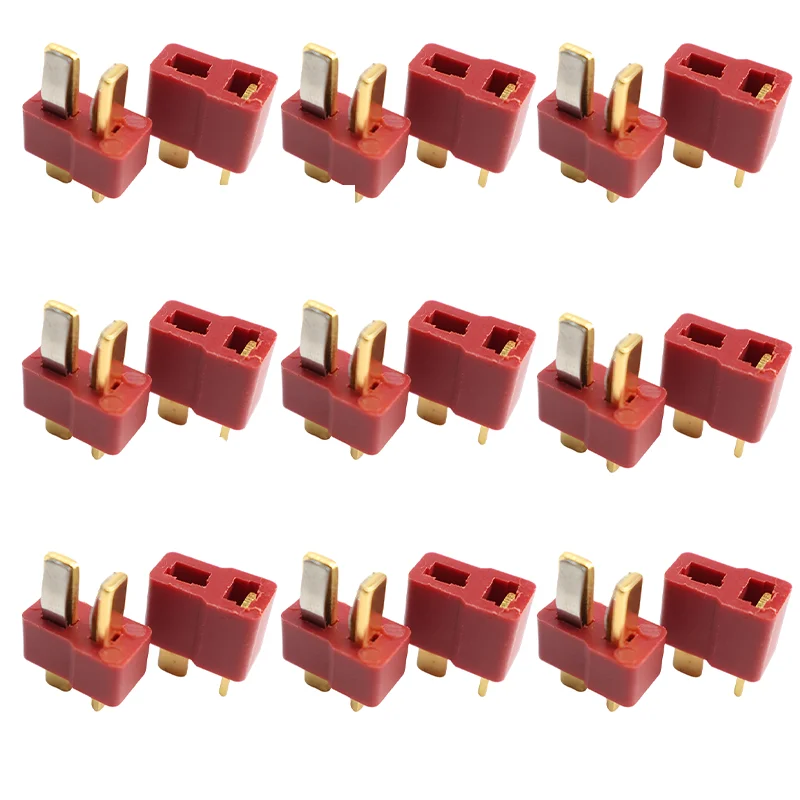 ใหม่ 9 คู่ T Plug ชายหญิง Deans Connectors สไตล์ปลั๊กสําหรับ RC LiPo แบตเตอรี่ Rc Drone เครื่องบินรถเรือ 1