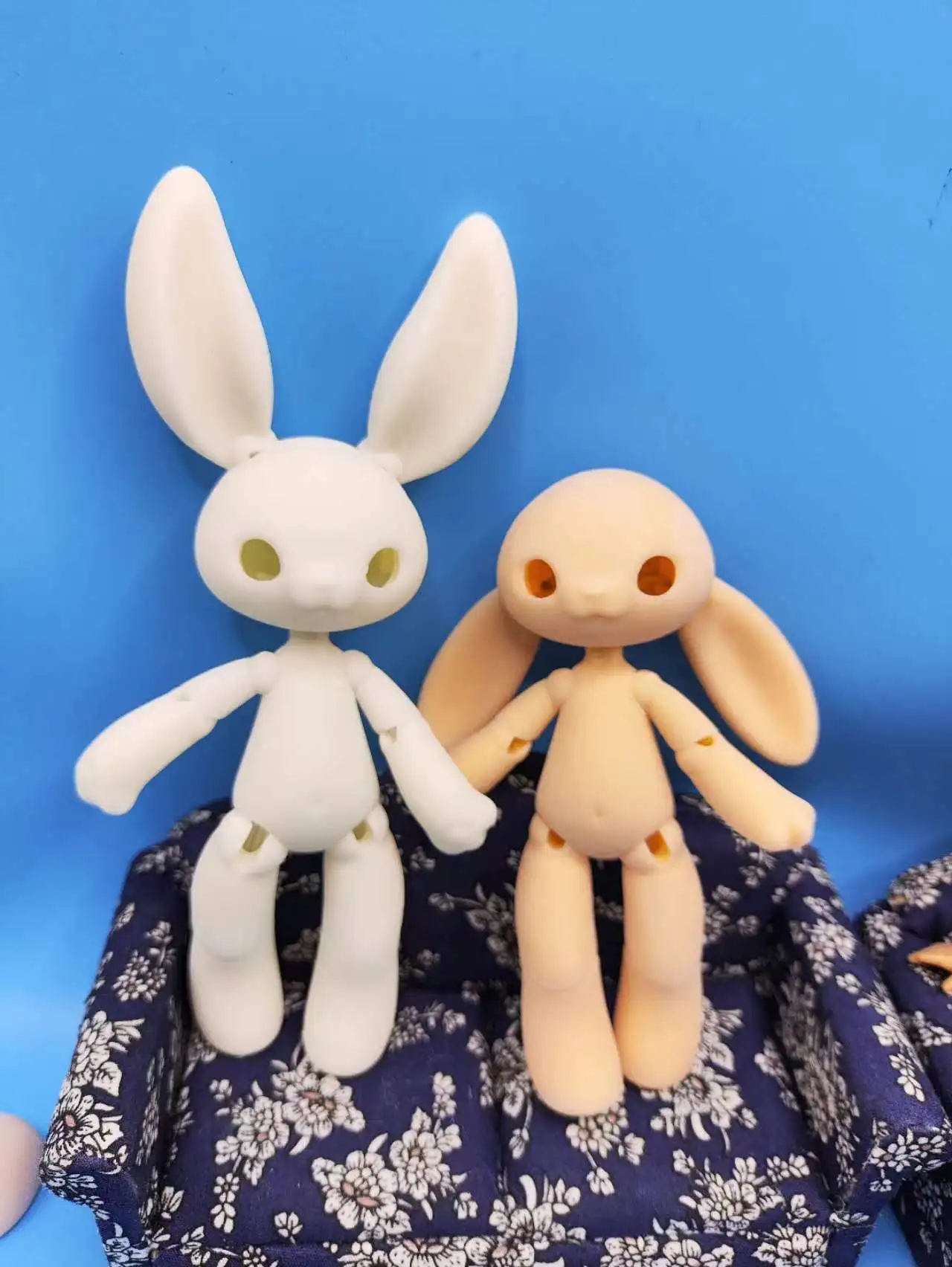 BJD Puppe Haustier Kaninchen Actionfigur Kaninchen Knuckle Puppe Süße Puppe Haustier 14cm – Detail 7