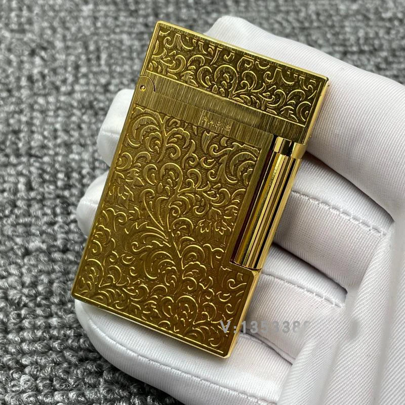 

New Retro Lighter Bright Sound Brass Shell Windproof Lighter Cigarette Men Gift