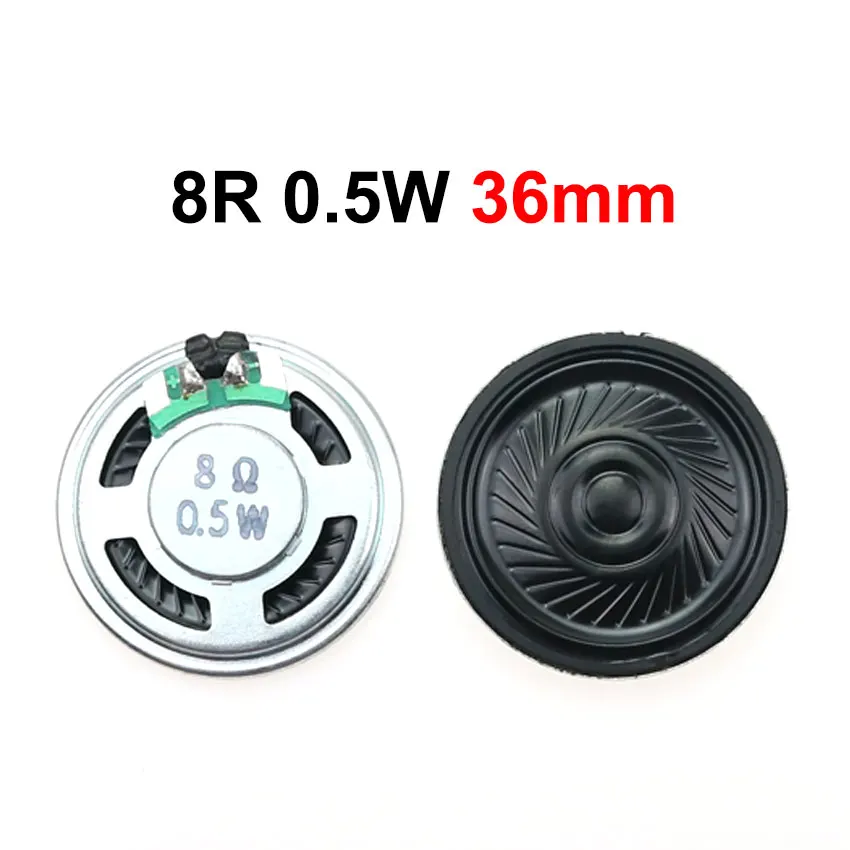 8R 0.5W 36mm
