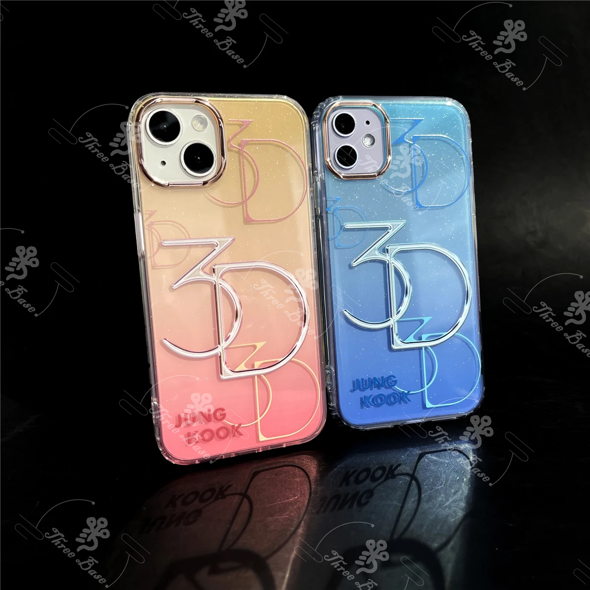 Custodia Per Telefono Kpop Jungkook 3D Per Iphone 15 Promax 12 Promax 11Promax 13Pro 13Promax 14Plus 14Promax 13Mini Glitter Luxury Shell