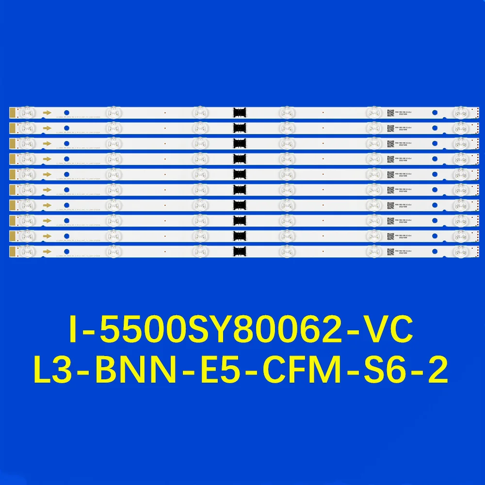 Ledes csík számára 55XH8077 XBR-55X800H 55C9000F KD-55XH8096 KD-55XH8196 KD-55X8000H YSBM055CNO02 YSAS055CN001 I-5500SY80062-VC