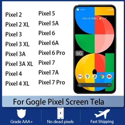 Écran tactile LCD pour téléphone portable, pour Google Pixel 2 3 3A 4 XL 5A snap7A 5 6 7 Pro Tela, original